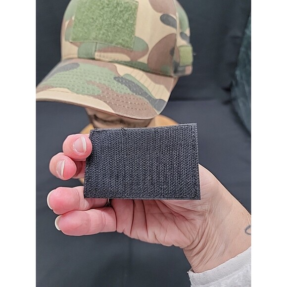 Mens Rapdom Tactical Gear Camo Hat With Removable Patch - Picture 9 of 9